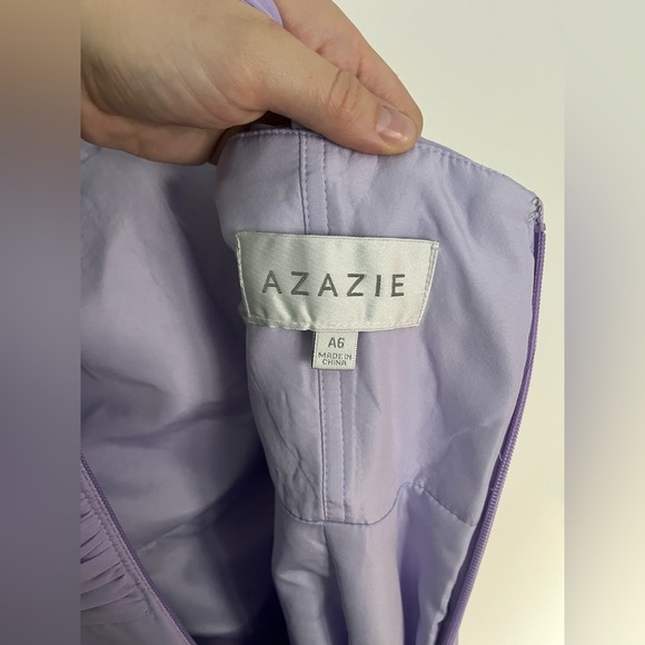Azazie Eren Lilac Gown - Picture 3 of 5